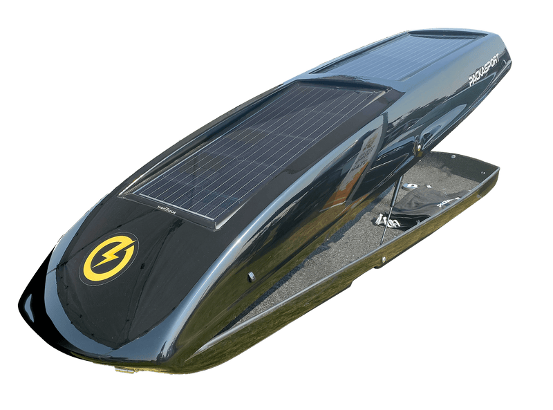 Rooftop Cargo Carrier, Rooftop Cargo Box, Solar Panels, Zamp Solar Panels