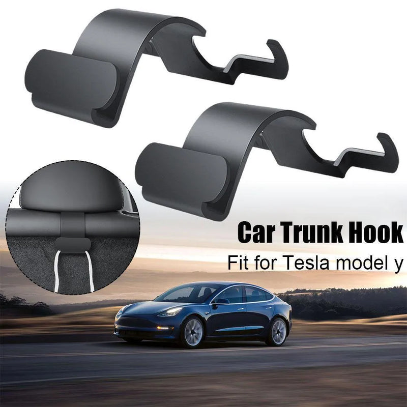 Part Trunk Hook Chair For Tesla Model Y Interior Practical Trunk Hook ABS Material Accessories Auto Performance