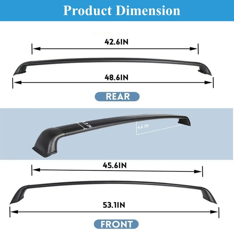 Lockable Roof Rack Fits for Tesla Model Y 2024 2023 2022 Roof Rack Accessories Antitheft Cross Bars Model Y Luggage Carrier