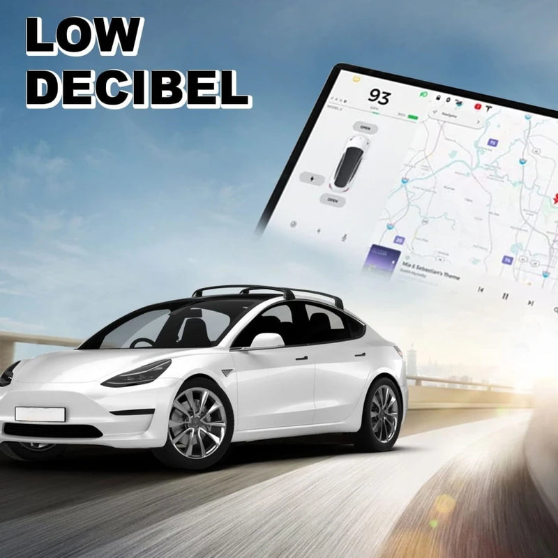 Lockable Roof Rack Fits for Tesla Model Y 2024 2023 2022 Roof Rack Accessories Antitheft Cross Bars Model Y Luggage Carrier