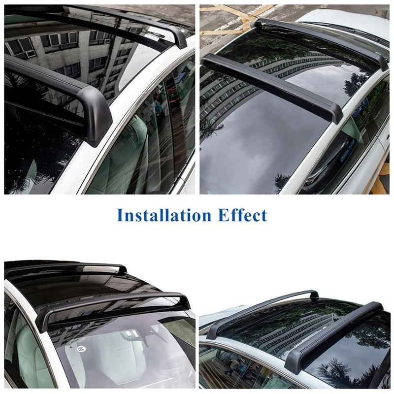 Upgrade Roof Rack Cross Bars with Antitheft Locks for Tesla Model Y Model 3 2023 Aluminum Cargo Carriers Rooftop Crossbar Holder