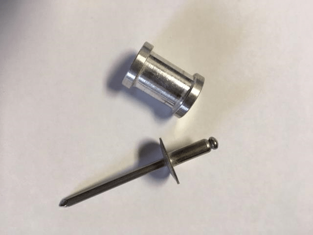 Thimble and Rivet for Lock